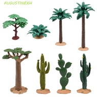 AUGUSTINEXH Artificial Plant Cactus, Realistic Plastic Artificial Tree Model, Green Plant Model Cute