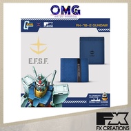 FX Creations RX-78-2 Gundam Leather Bi-Fold Wallet GUFW234015-98 RX782 Wallet Dompet Card Holder Bif