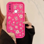Pink Tulip Floral Flowers Phone Case For VIVO Y17 Y15 Y12 Y12i Y3S 1901 1902 1904 Y7S S1 Protector S
