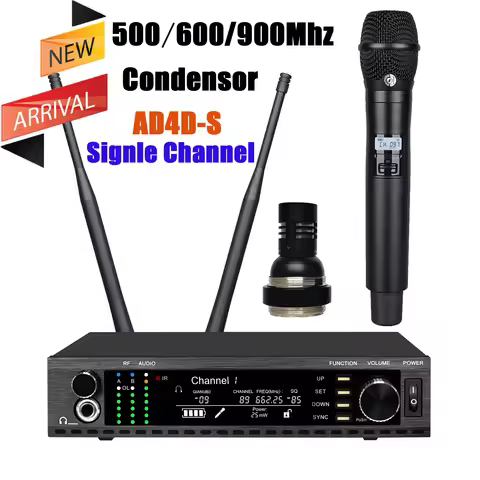 Leicozic AD4D-S KSM11 Condensor Microfono Single Channel Microphone Wireless True Diversity For Stag