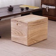實木收納凳簡約長方形儲物復古可坐成人大號帶蓋子木盒小號木箱
