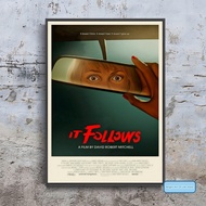 It Follows Movie Poster Cover Photo Print Canvas Wall Art Home Decor (Unframed)