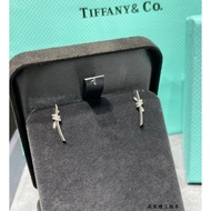 1: 1 Original Standard AAA+Exquisite All-Match knot Series knot Earrings Diamond Earrings