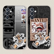HP Softcase Samsung M34 5Ghp F34 5G/ with One Piece Motif, Trendy Tpu Prokamera