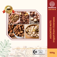 MEGA 500G Pistachio Nut Raw Walnut Almond / Roasted Cashew Nut Roasted Almond Macadamia Cashew