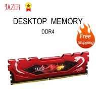 JAZER RAM 16GB(8GBx2) 3200MHz 4GB 2666MHz 2400MHz DDR4 DIMM Memoria Ram DDR4 Desktop Memory Rams for Computer Dual Channel