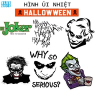 Ironed Figure, Heat Pressed Figure Joker 12