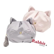 Little Rabbit Grocery Store Japan gelato pique Sweet Kitty Shape Satin Cosmetic Bag/Styling Covered 