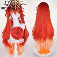 Wuthering Waves Augusta Cosplay Wig Long Gradient Color Synthetic Hair
