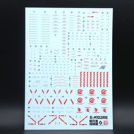 請睇info：MG Unicorn Gundam perfectibility ver. red neon gundam Decal 紅色版完美版獨角獸高達 plan B FA 螢光高達水貼