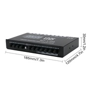 1buycart1 Professional 7 Band Car Equalizer Multifunctional Audio EQ Tuning Crossover Amplifier Para