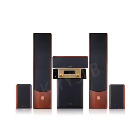 OEM ODM 1000W Subwoofer Amplifier Dob 5.1 Home Theater System Audio Set Surround HiFi Wood Amplifier
