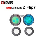 1X For Samsung Galaxy Z Flip7 SM-F7660 F766U F766B F766N Rear Back Camera Lens With Frame Ring And A