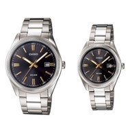 Casio Stainless Couple Watch MTP-1302D-1A2 / LTP-1302D-1A2