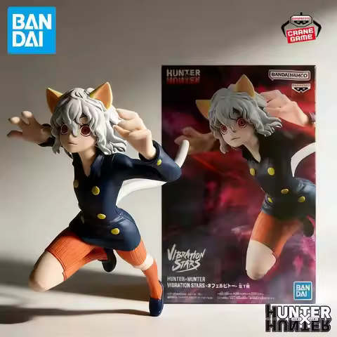 Bandai Original Banpresto Hunter Hunter VIBRATION STARS Neferpitou Action Figures Anime Figuras Cart
