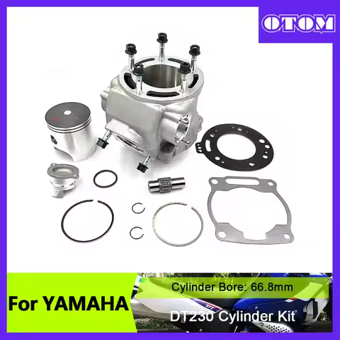 Motorcycle Engine Cylinder Kit Std 66.80mm For YAMAHA DT230 Loncin MT250 GPX TSE250R KAYO KT250 HJ25