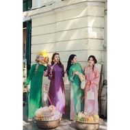 Innovative ao dai, CNY ao dai, metallic silk ao dai, hottrend ao dai