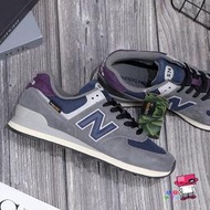 球鞋補習班 NEW BALANCE 574 抗撕裂 灰 藍紫 麂皮 男女 IU著 復古慢跑 余文樂 U574KGN