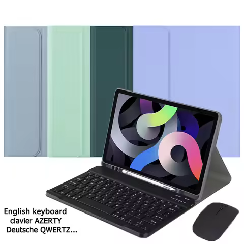 Clavier AZERTY for Coque iPad Pro 11 Case 2022 2021 2020 2018 Tastatur Deutsch QWERTZ for Clavier iP