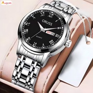 ORUSS Mens Luminous Mechanical Watch Waterproof Business Watch