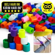 KICAU MART Ring Kaki Sogon Pleci Atom Plastik Cincin Penanda Burung Ring Burung Pleci Sogon Blackthroat 2,5mm Gelang Kaki Penanda Burung Konin Finch