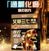 艾草三七通絡止痛貼 10片 三七續斷一條根鎮痛貼 止痛膏布