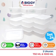 Biggy Sealware Aeries Set 24pcs (2 Sizes) / Food Grade Birthday Souvenir Lunch Box