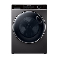 HAIER เครื่องซักอบผ้าฝาหน้า HWD100-BP14959S8 10/6 กก. อินเวอร์เตอรื สีดำ As the Picture One