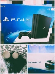 全套出 PS4 pro 、PS VR, PS move control 一套 Play station 4 Sony 遊戲機