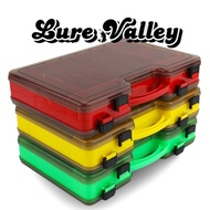 LV 2 Sided Box Fishing Box Storage Box Tackle Box Fishing Lure Box Tackle Box Fishing Storage Box Me