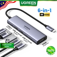 UGREEN 5 IN 1 Hub USB C To USB 3.0 5Gbps USB 2.0 480Mbps HDMI UDH 4K 30Hz PD100W Office Mouse Keyboa
