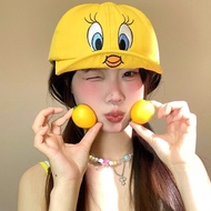 [Available] Baseball cap embroidered with a duck, cute soft baseball cap