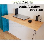 Multipurpose 80cm Long Floating Desk | Study Table | Laptop table | Dressing Table | Salon rack