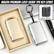 Mazda CX5 CX30 CX3 CX60 CX50 CX90 MX5 Premium Gold Silver TPU Key Cover Mazda