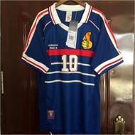 1998 France Retro Football Shirt Zidane Henry