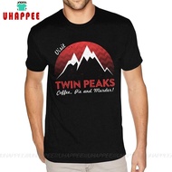 O-Neck Pure Cotton Visit Twin Peak T-Shirt Sport Man Shirt