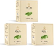 Khadi NEEM-PATTI Soap 100 gm Pack of 3