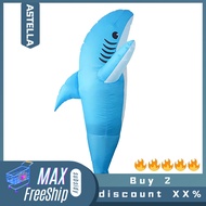 ชุดจั๊มสูทแบบปาร์ตี้ชุดแฟนตาซีสำหรับเล่นเกมฉลาม ASTELLA ทำจากเครื่องแต่งกายคอสเพลย์