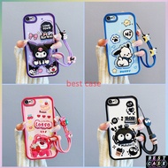 Casing  IPhone 5 Casing  IPhone 5s Casing  IPhone Se 2016 Casing  Strawberry Bear Kuromi Cartoon Thr