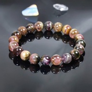 #611一圖一物/8.5mm 貓眼西瓜碧璽手鍊 電氣石 開運水晶