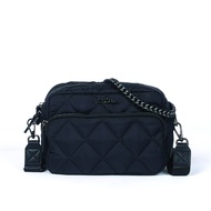 NEW Lada กระเป๋าสะพายข้าง รุ่น Kris Crossbody มี 3 สี Black/Clay/ Gold ถอดสายได้ เบานุ่มมือ ใส่โทรศั