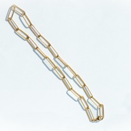 18K Gold PVD Paperclip Chain