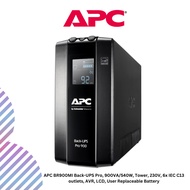 APC BR900MI Back-UPS Pro, 900VA/540W, Tower, 230V, 6x IEC C13 outlets, AVR, LCD, User Replaceable Ba