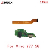 For Vivo Y77 5G USB Charging Port Board Dock Charger Plug Connector Flex Cable