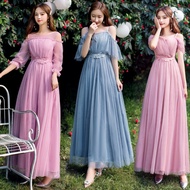 Premium Bridesmaid Dress for Women, Wedding Dress, Long Scuba Party Dress, Modern Dress, Bridesmaid 