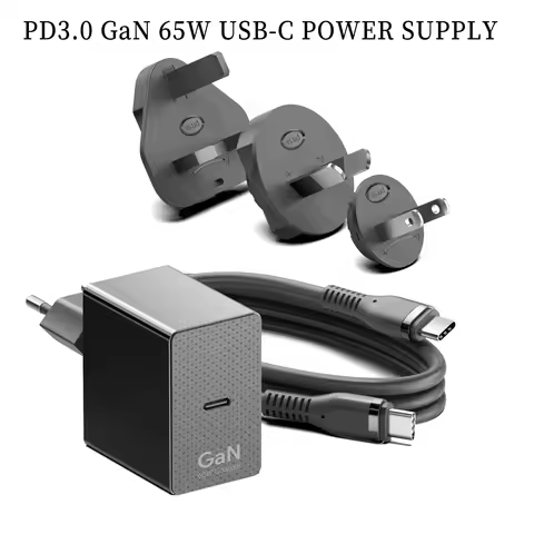 GaN PD 65W USB C Charger for Nintendo Switch 2 & ROG Ally, Tablet,Laptop,Fast Charging for Steam Dec