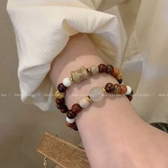✨Store Recommended✨Jewel Bracelet Female 2023 Ethnic Style Beaded Bracelet New Chinese Style Antique