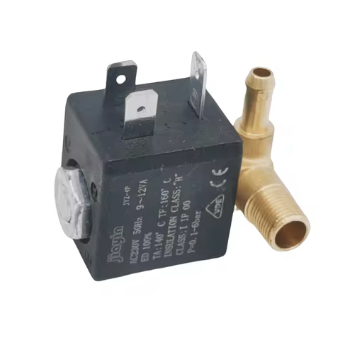 JYZ-4P 3mm N/C Normally Closed 2/2 Way AC 230V Brass Steam Pump G1/8" 6Bar for Philips Irons Steam M