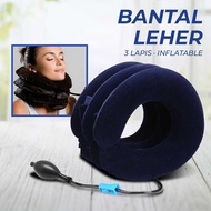 COD Urijk Bantal Leher 3 Lapis Inflatable Air Massage Pillow / bantal leher traveling dewasa anak k