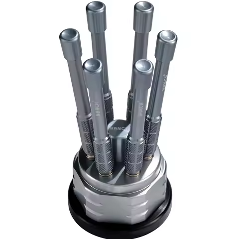 Nanch High-precise S2 Screwdriver Set with 6 Aluminum Handles, 30 in 1 Mini Screwdriver set for Prof